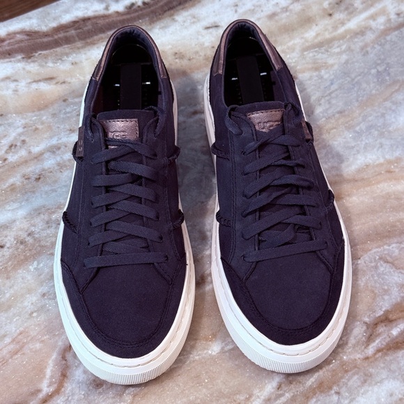 Women’s UGG Alameda lace up suede leather navy sneakers- Size 7 - Picture 3 of 10